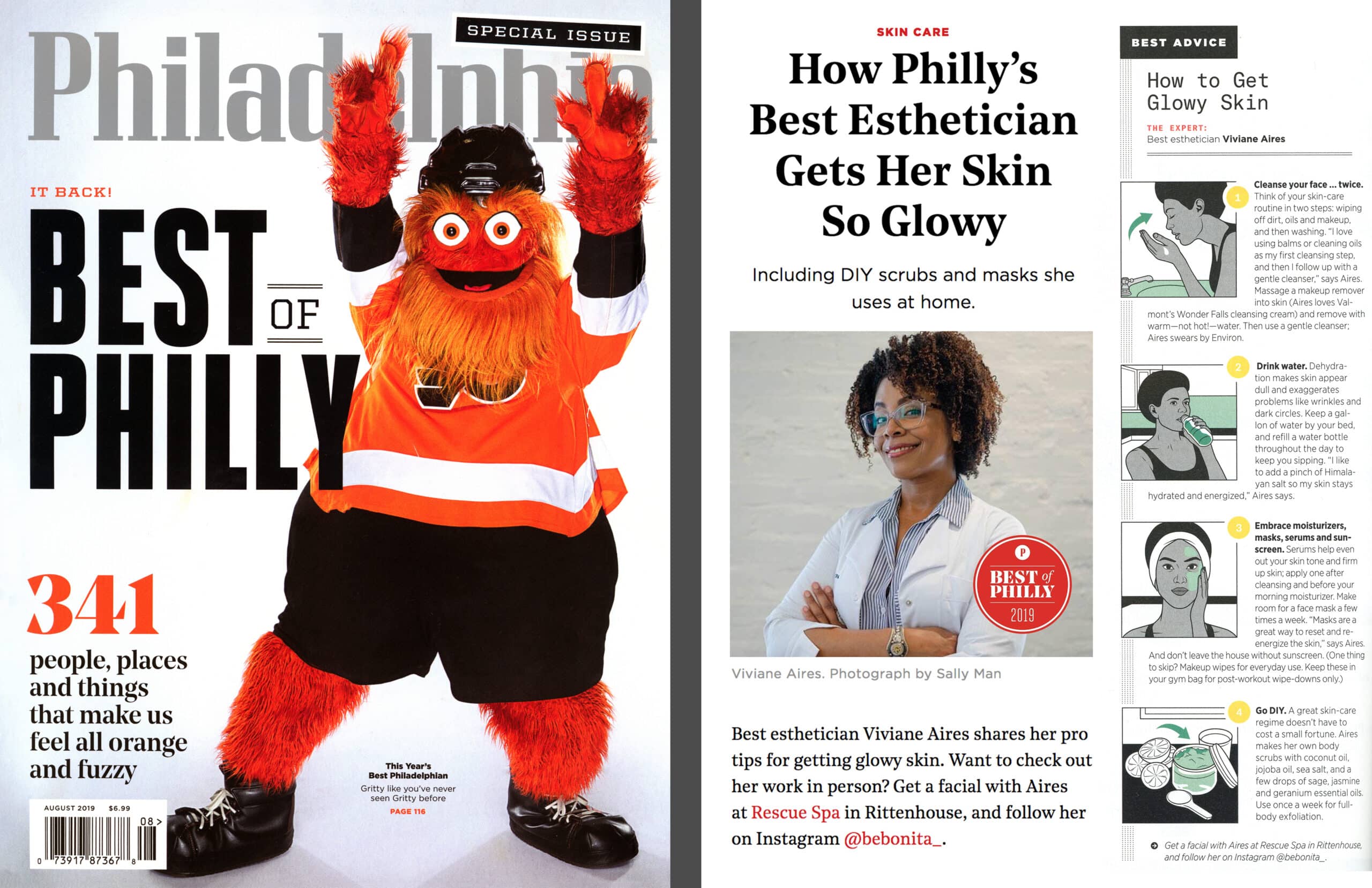 2019 Award Winning Best Esthetician by Philadelphia Magazine