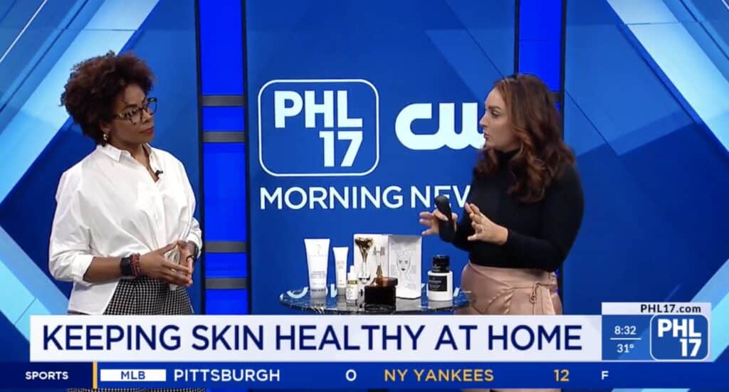 Keep Your Skin Healthy At Home with Viviane Aires feature on PHL17 Philadelphia