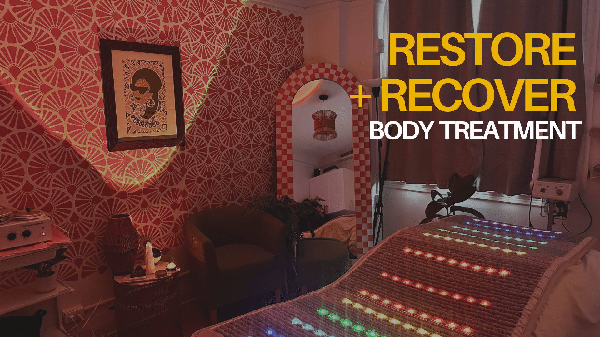 This transformative treatment designed for deep healing and total relaxation, is infused with chakra-aligning gemstones and powered by PEMF, infrared heat, and soothing heat.